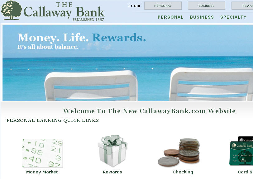 The Callaway Bank's New site Goes Live Elevato