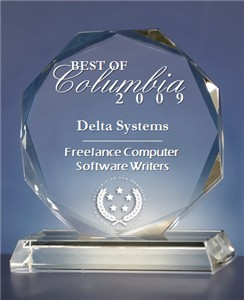 2009 Best Freelance Computer Software Writers Award 2009 Best Freelance Computer Software Writers Award
