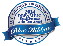 Delta Systems' US Chamber of Commerce 2014 Small Business of the Year Blue Ribbon Award