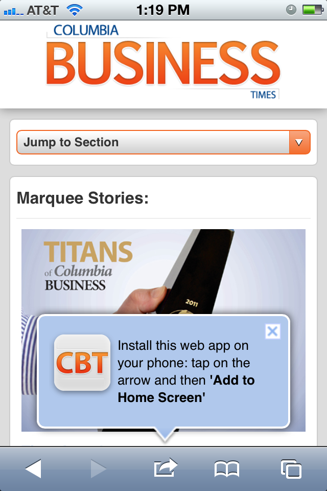 Columbia business times mobile app goes live elevato